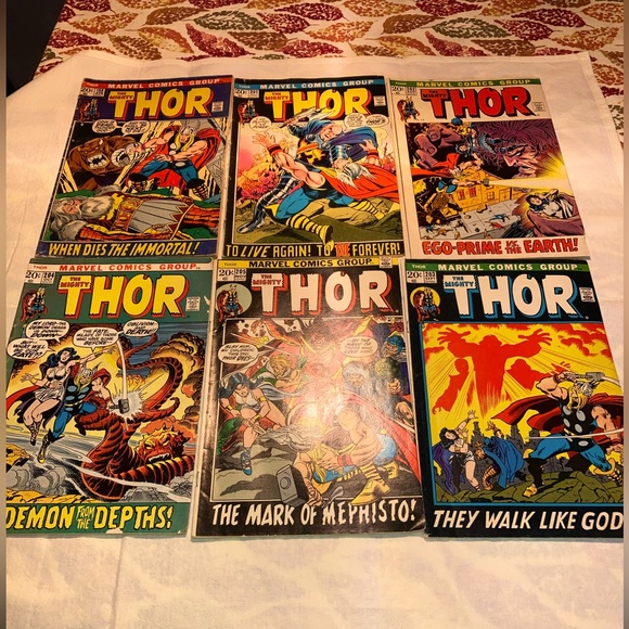 The Mighty Thor Marvel 6 editions 1972 - Picture 1 of 10